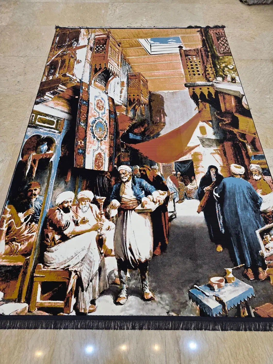 ۲ تخته فرش ۶ متری ۱۲۰۰ شانه فرش مشهد اصل|فرش|نسیمشهر, |دیوار