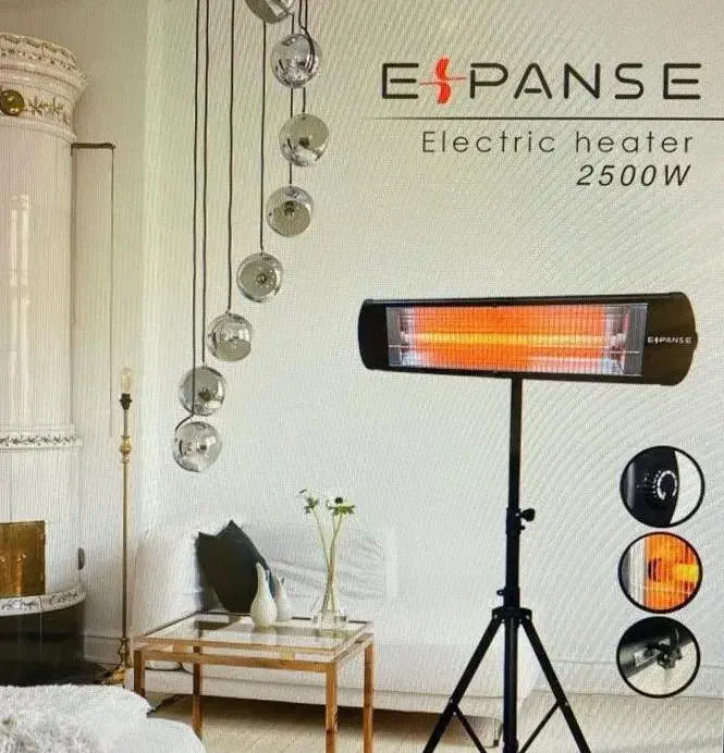 هیتر برقی مناسب فضای باز کافی شاپ و رستوران|بخاری، هیتر، شومینه|شیراز, سرو|دیوار