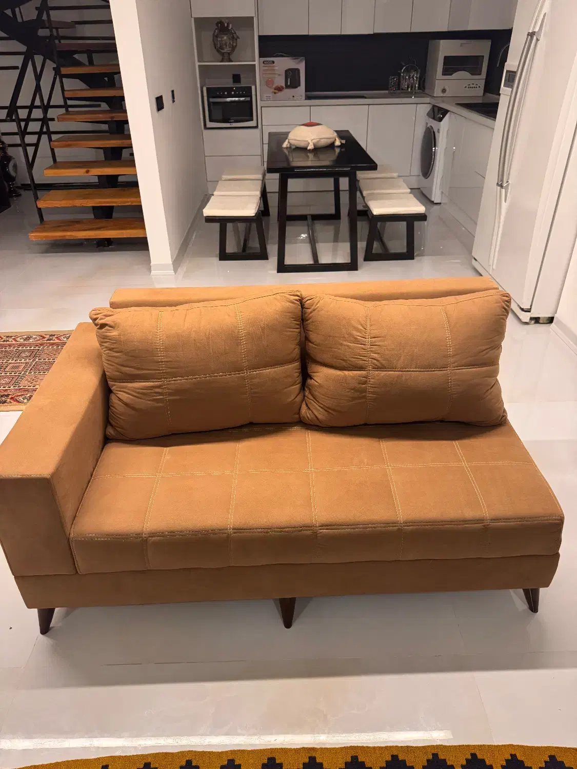 میل ای قهوای|مبلمان خانگی و میز عسلی|کیش, |دیوار