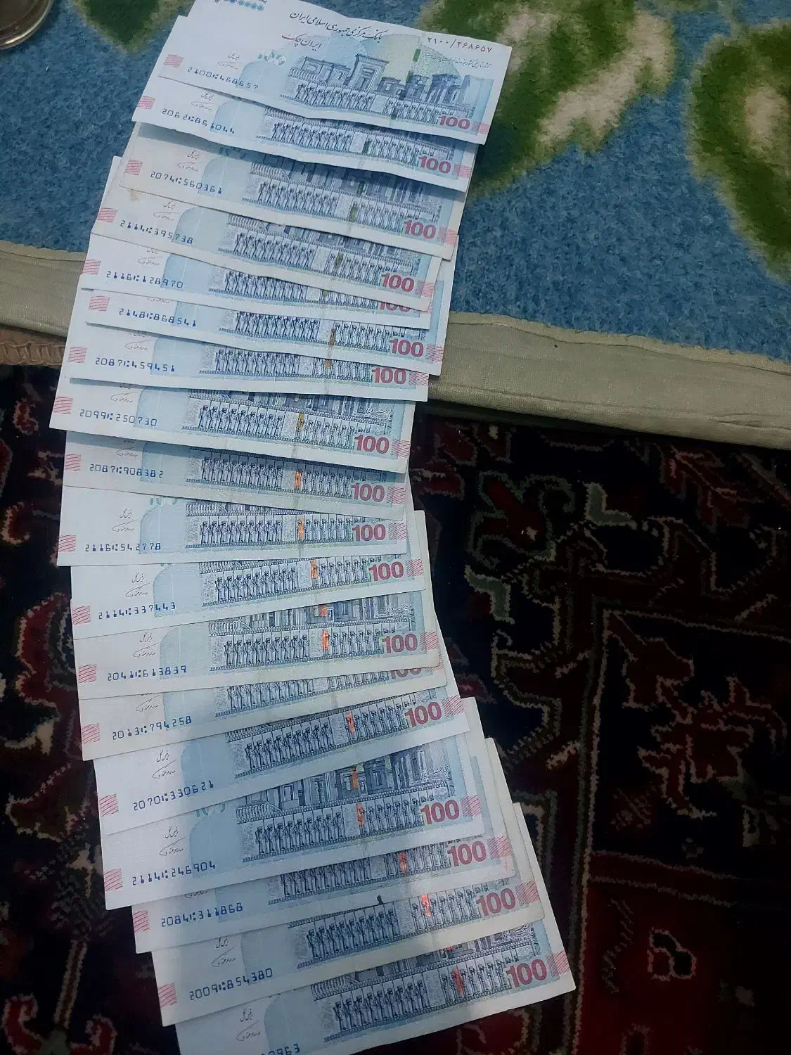 ۱۸عدداسکناس صدهزاری باامضاء همتی|کلکسیون سکه، تمبر، اسکناس|تبریز, |دیوار