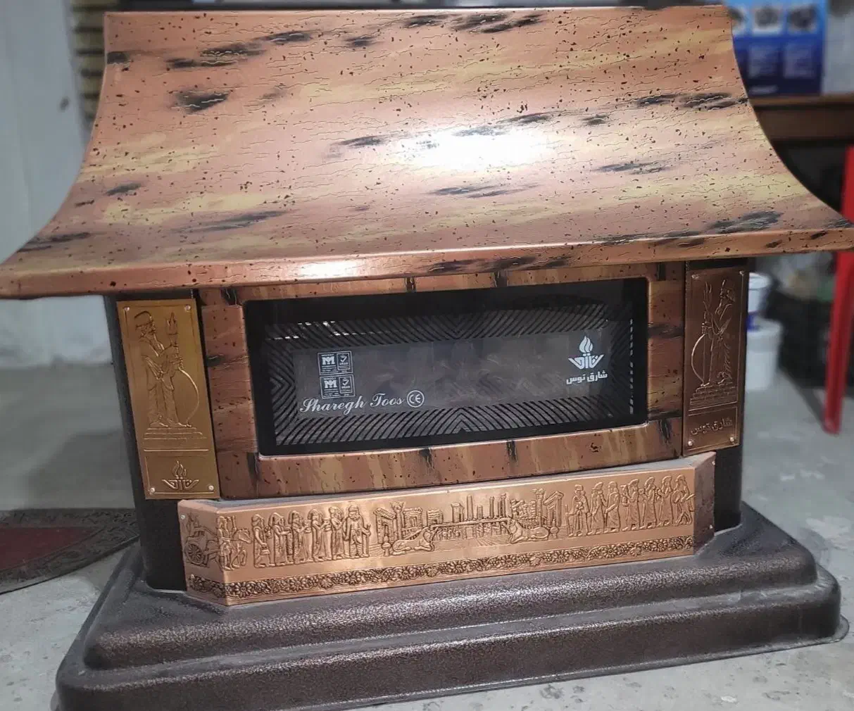 بخاری شومینه ای گاز سوز|بخاری، هیتر، شومینه|اندیشه, اندیشه فاز ۳|دیوار