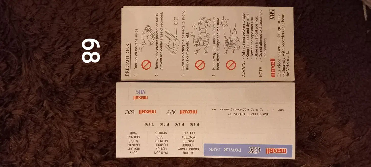 لیبل انواع نوار ویدئو|پخش‌کننده DVD و ویدیو|تهران, آهنگران (سراسیاب دولاب)|دیوار