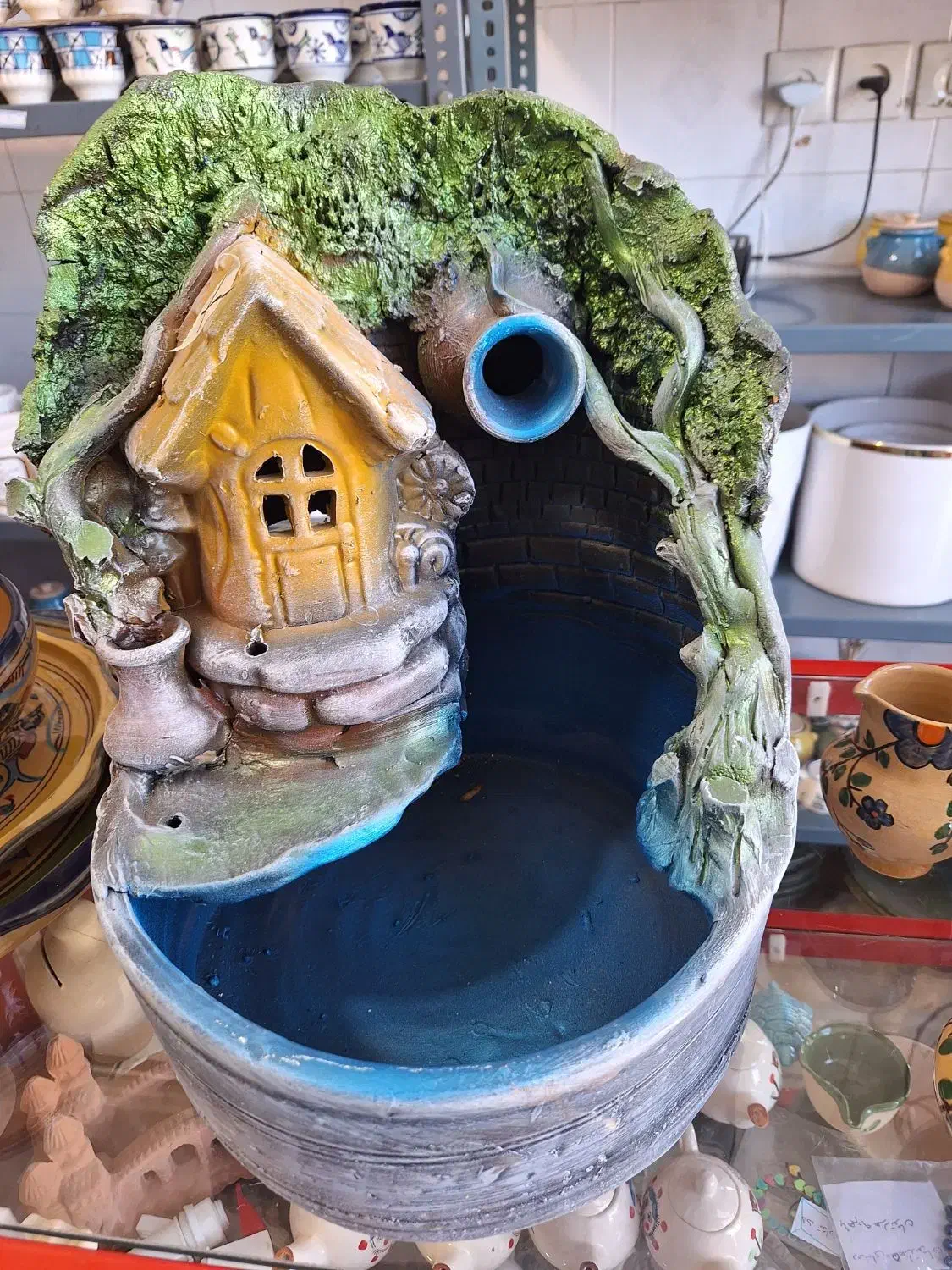 آبشار|مجسمه، تندیس، ماکت|یزد, |دیوار