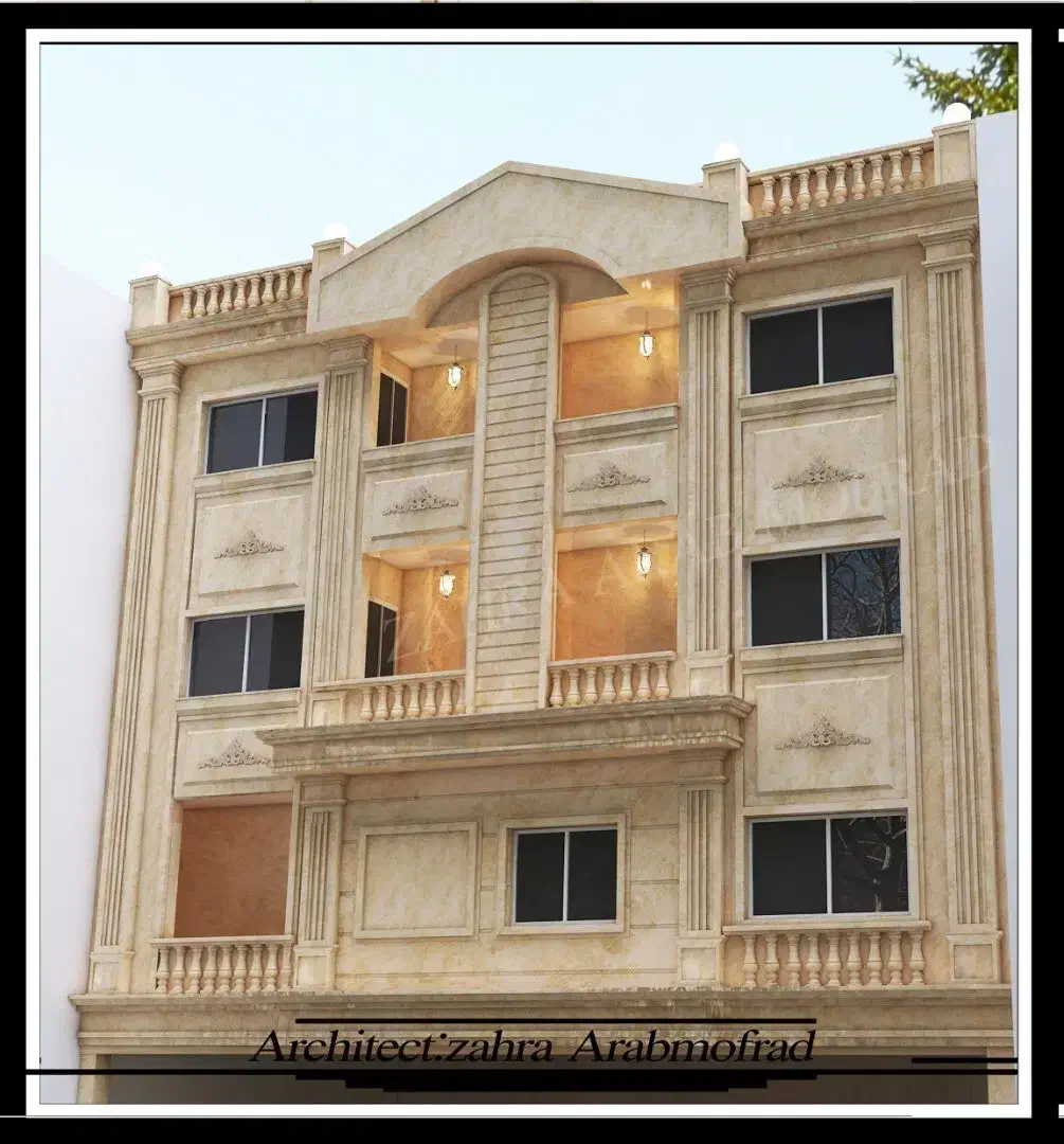 سنگ کاری ساختمان نما راه پله ولکه گیری|خدمات پیشه و مهارت|گرگان, |دیوار