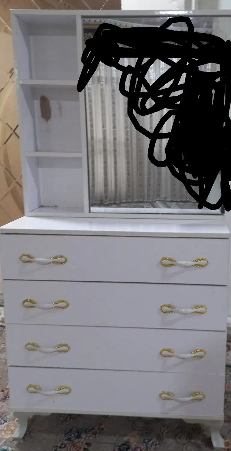 میز ارایش و دراور در حد نو|مبلمان خانگی و میز عسلی|کوهدشت, |دیوار