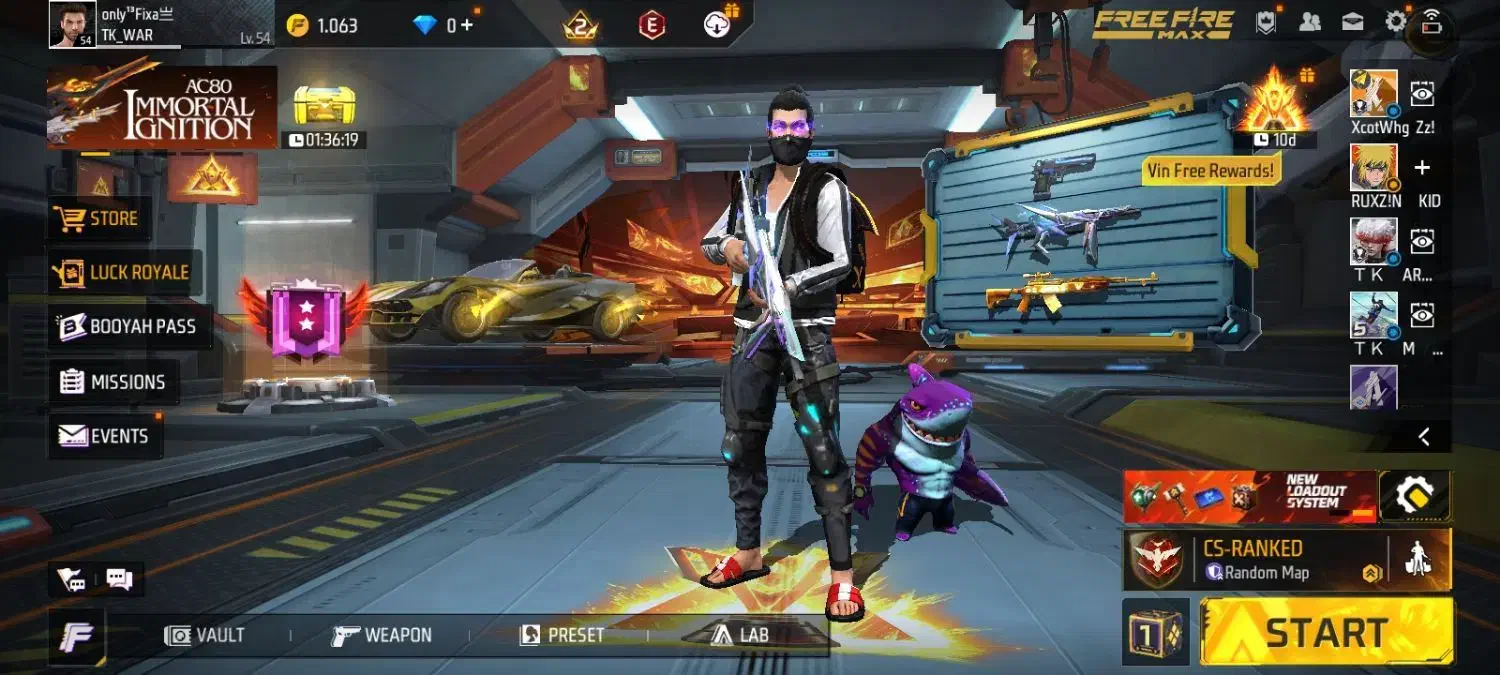 اک فری فایر|کنسول، بازی ویدئویی و آنلاین|گنبد کاووس, |دیوار