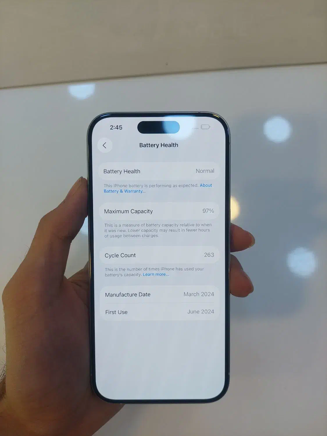 اپل iPhone 15 Pro با حافظهٔ ۲۵۶ گیگابایت|موبایل|تهران, یافت‌آباد|دیوار