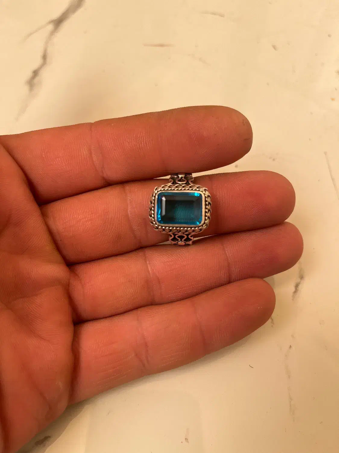 انگشتر توپاز|جواهرات|لنجان, |دیوار