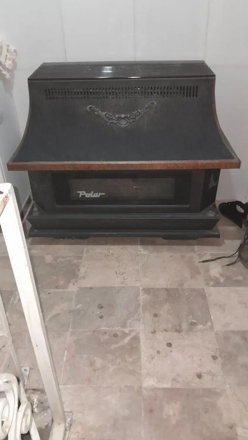 بخاری طرح شومینه|بخاری، هیتر، شومینه|نجف‌آباد, حومه نجف آباد|دیوار