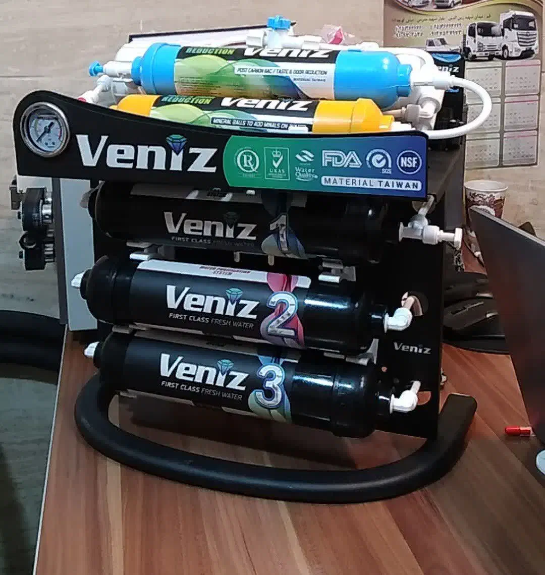 تصفیه آب دستگاه venizفول تایوان پک کامل|آبسردکن و تصفیه آب|شیراز, تندگویان|دیوار