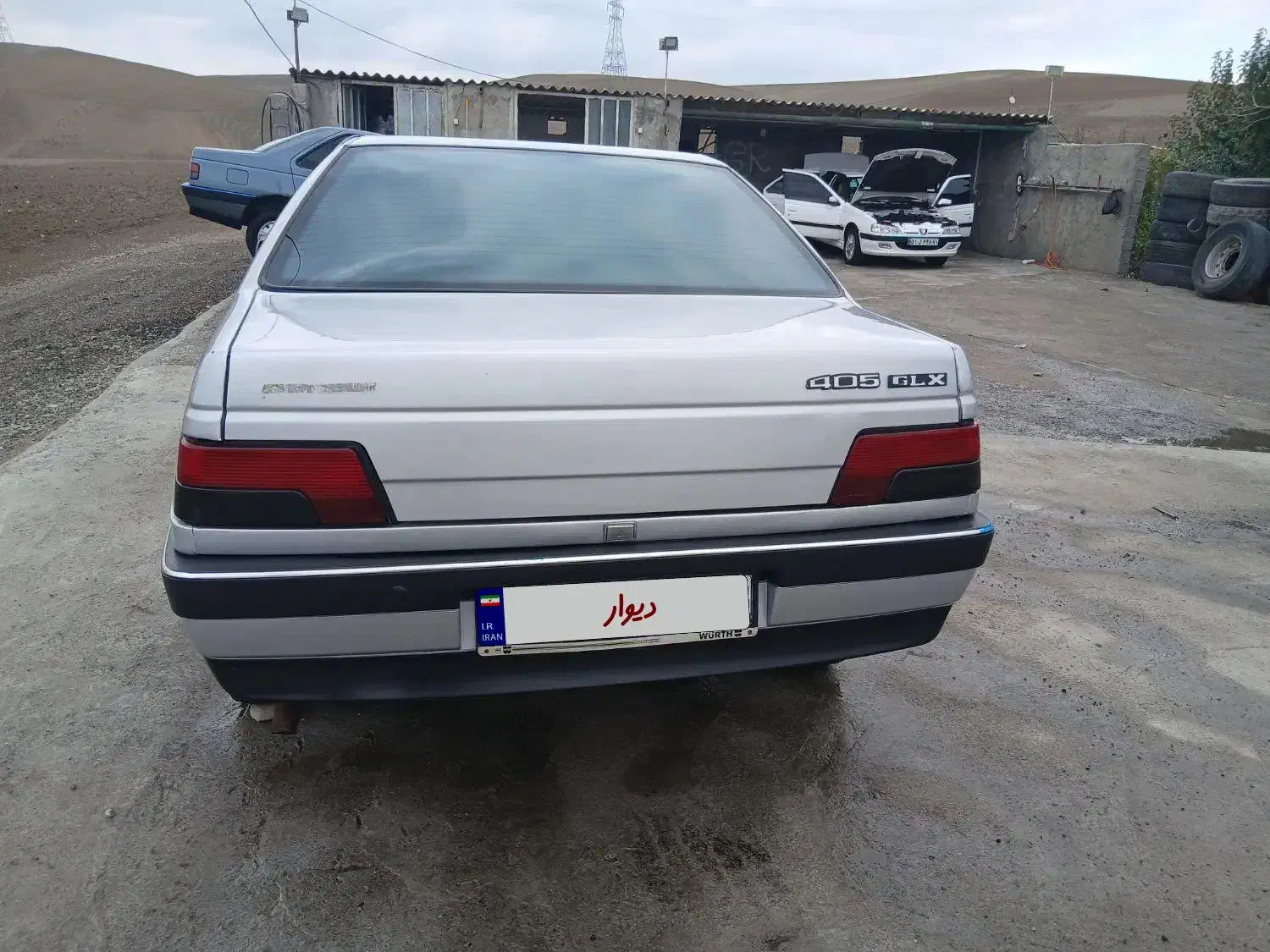 405 مدل 84نقره ای در بیله سوار|خودرو سواری و وانت|بیله سوار, |دیوار