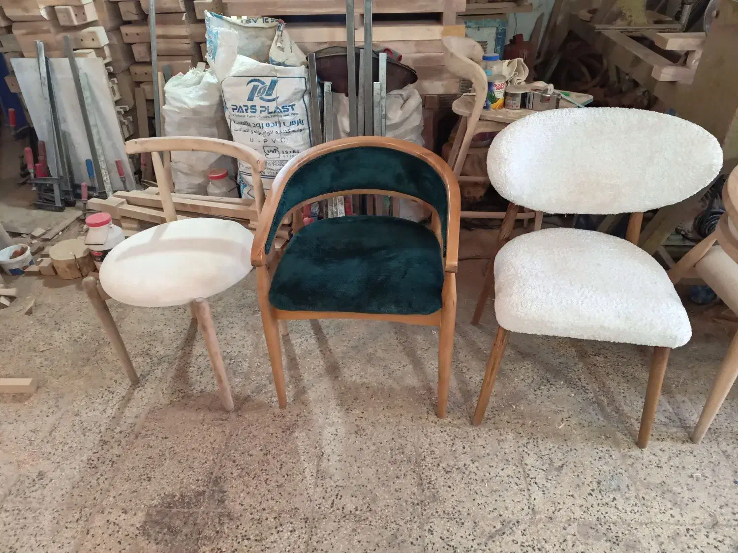 تولید کننده انواع صندلی ناهار خوری بدون واسطه|میز و صندلی غذاخوری|جاجرود, |دیوار