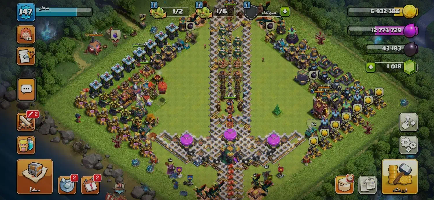 کلش آف کلنز|کنسول، بازی ویدئویی و آنلاین|داراب, |دیوار