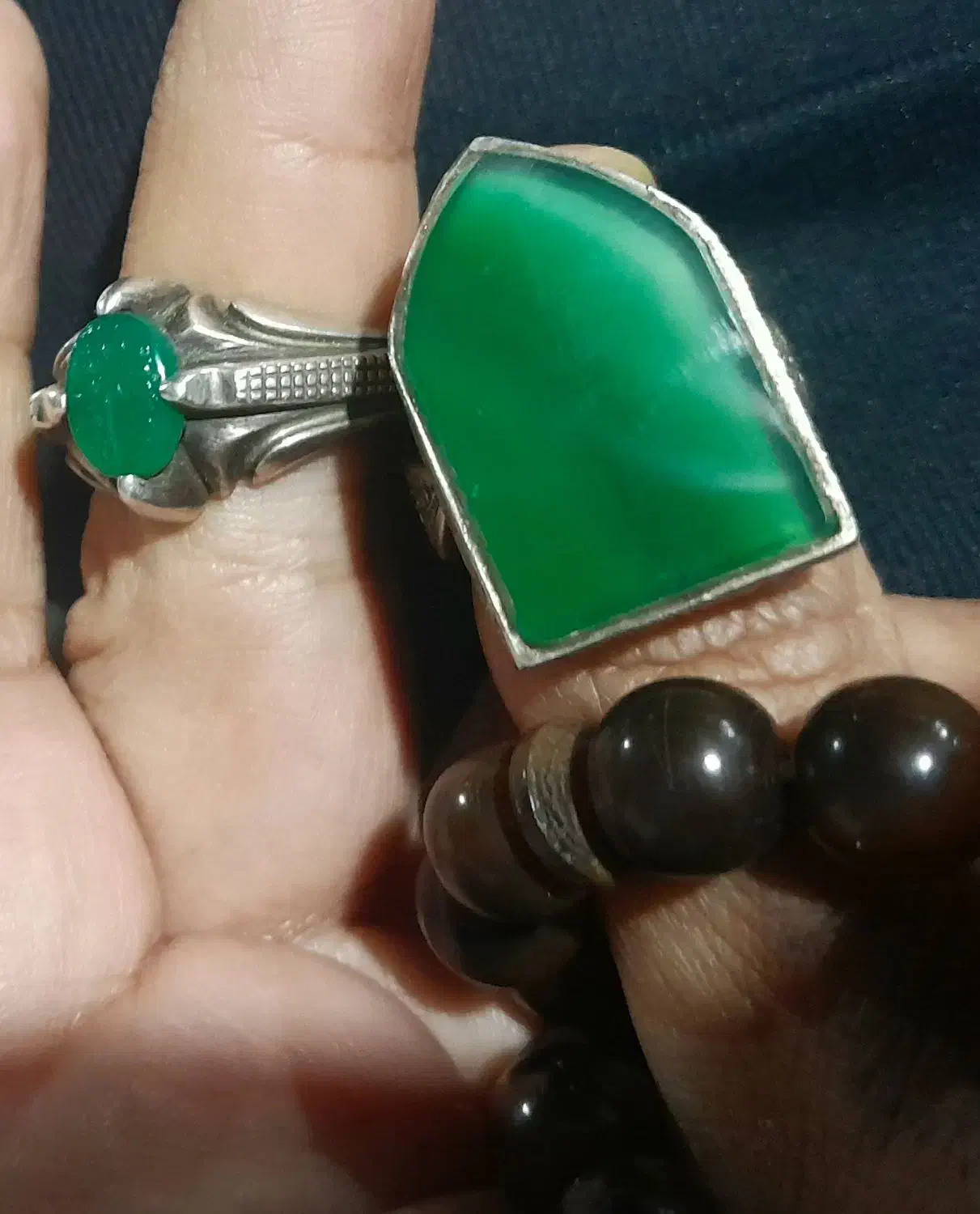 تعداد ۷انگشتر رکاب نقره و یک رکاب برنج. ستساز|زیورآلات و اکسسوری|محمدشهر, شهرک نگین|دیوار