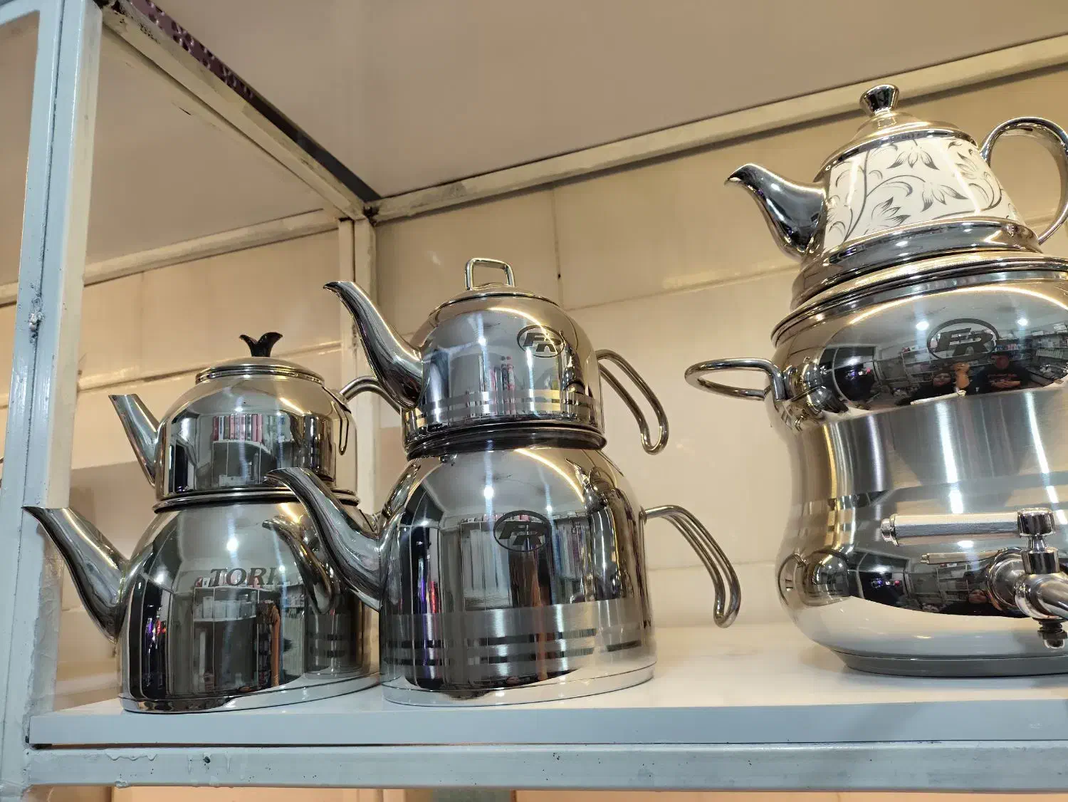 کتری قوری استیل|قوری، کتری، قهوه‌ساز دستی|قم, علی آباد|دیوار