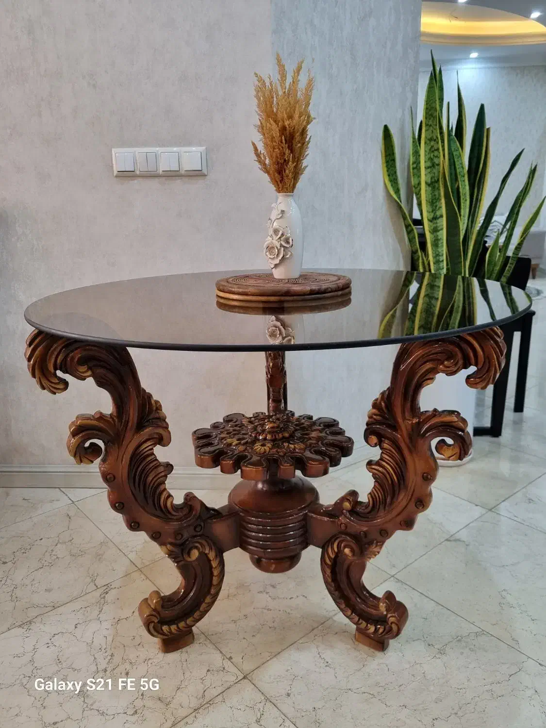 میز منبت گردو|میز و صندلی غذاخوری|تهران, دانشگاه شریف|دیوار