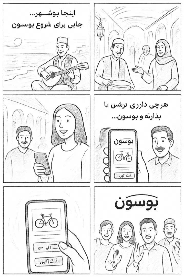 اپلیکیشن بوسون .ثبت آگهی در بوشهر -شیراز .املاک و.|خدمات رایانه‌ای و موبایل|بوشهر, |دیوار