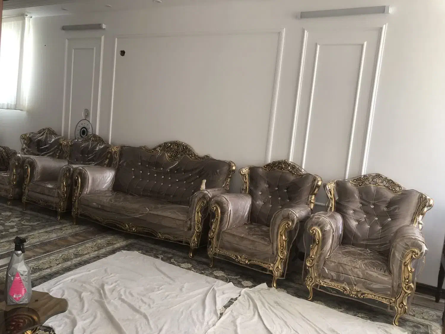 مبل سلطنتی راحتی|مبلمان خانگی و میز عسلی|کاشان, شهرک انقلاب|دیوار