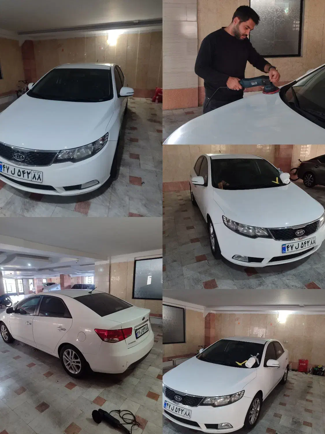 واکس و پولیش احیای رنگ صفرشویی با بخار سیار|خدمات موتور و ماشین|کرج, کرج نو|دیوار