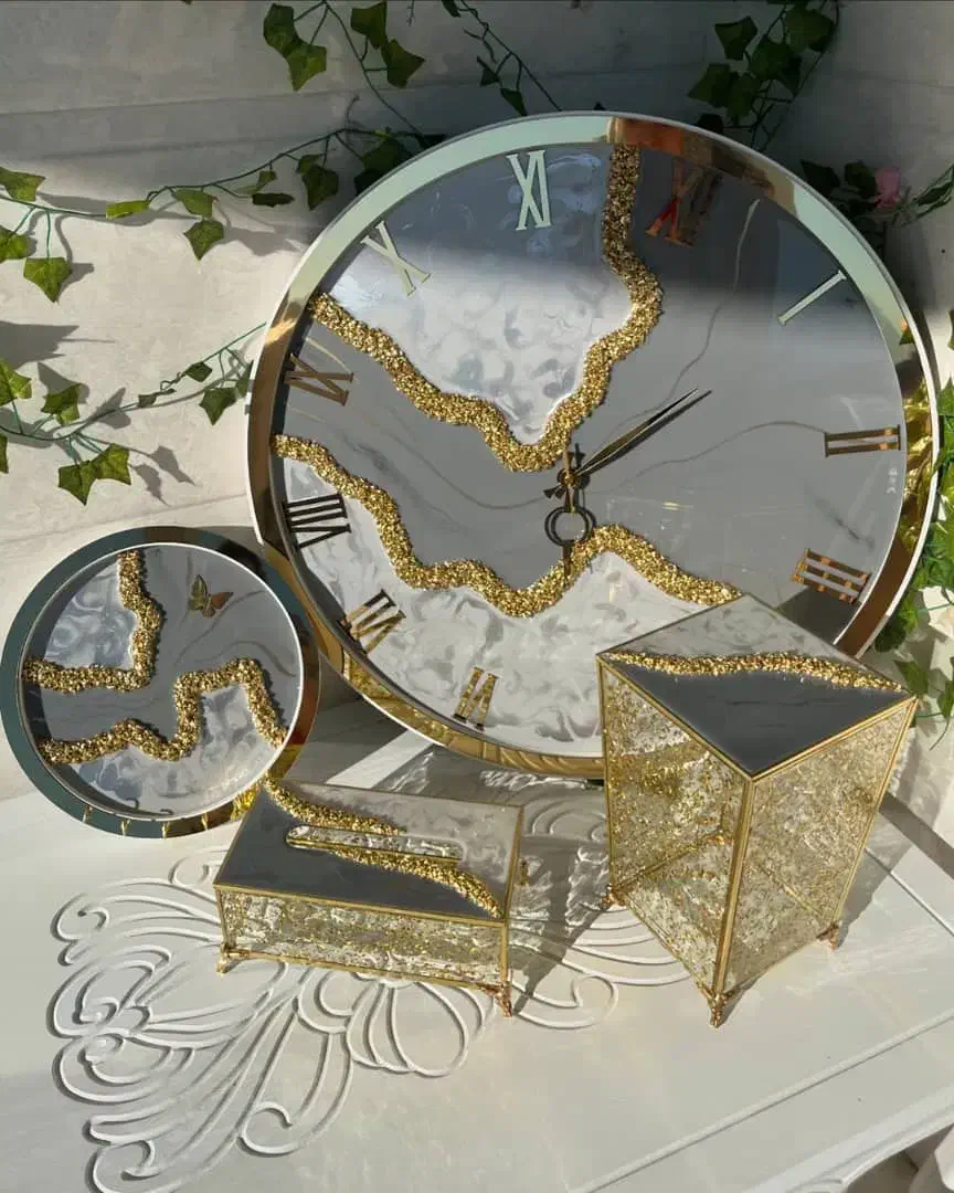 ساعت و تابلو با طرح پ رنگ دلخواه|ساعت دیواری و تزئینی|یاسوج, |دیوار