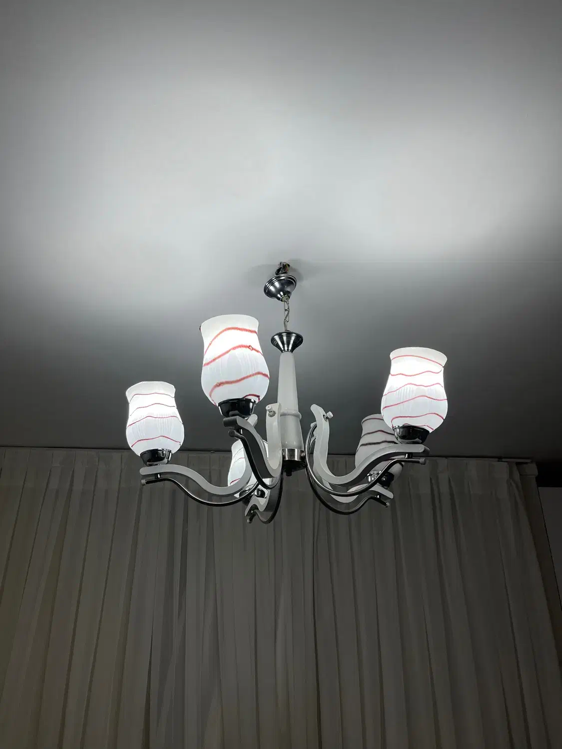 لوستر ۵شاخه|لوستر و چراغ آویز|پرند, فاز ۳|دیوار