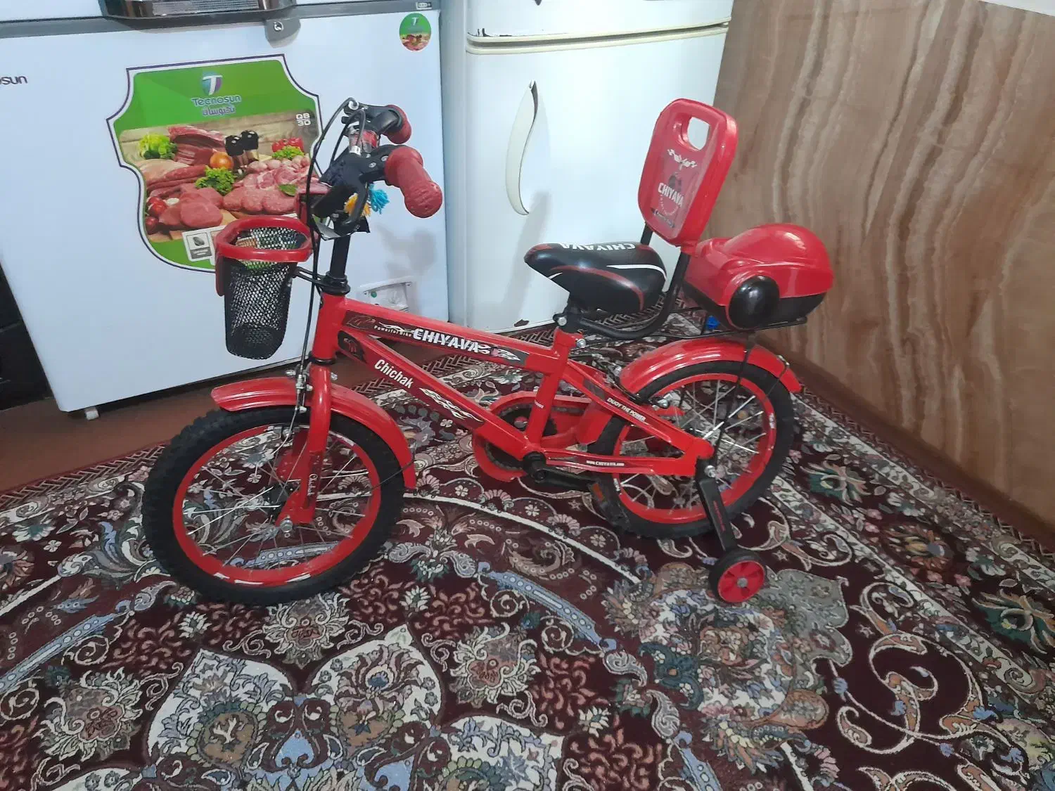 دوچرخه‌ قرمز|دوچرخه، اسکیت، اسکوتر|آق قلا, |دیوار