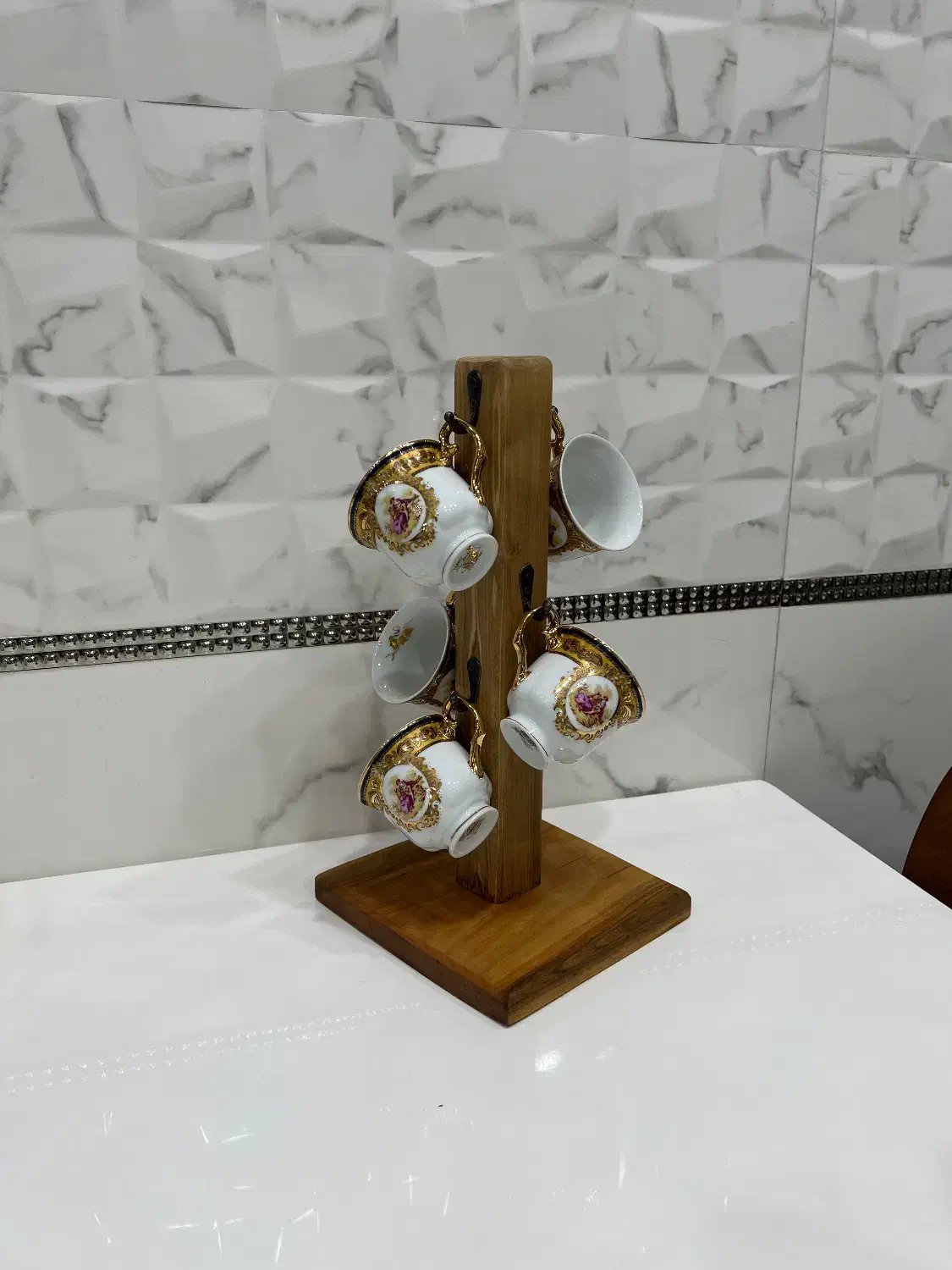 استند لیوان(فنجان)|آب‌چکان و نظم‌دهنده ظروف|تهران, والفجر (افسریه)|دیوار