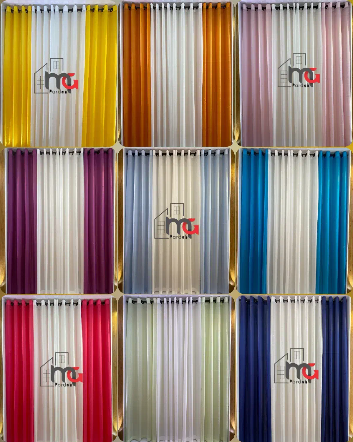 پرده آماده منصوری فقط ۳۸۰تومن|پرده، رانر، رومیزی|بهشهر, |دیوار