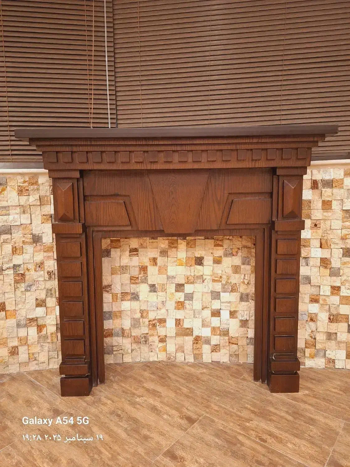 قاب چوبی شومینه|بخاری، هیتر، شومینه|کیاشهر, |دیوار