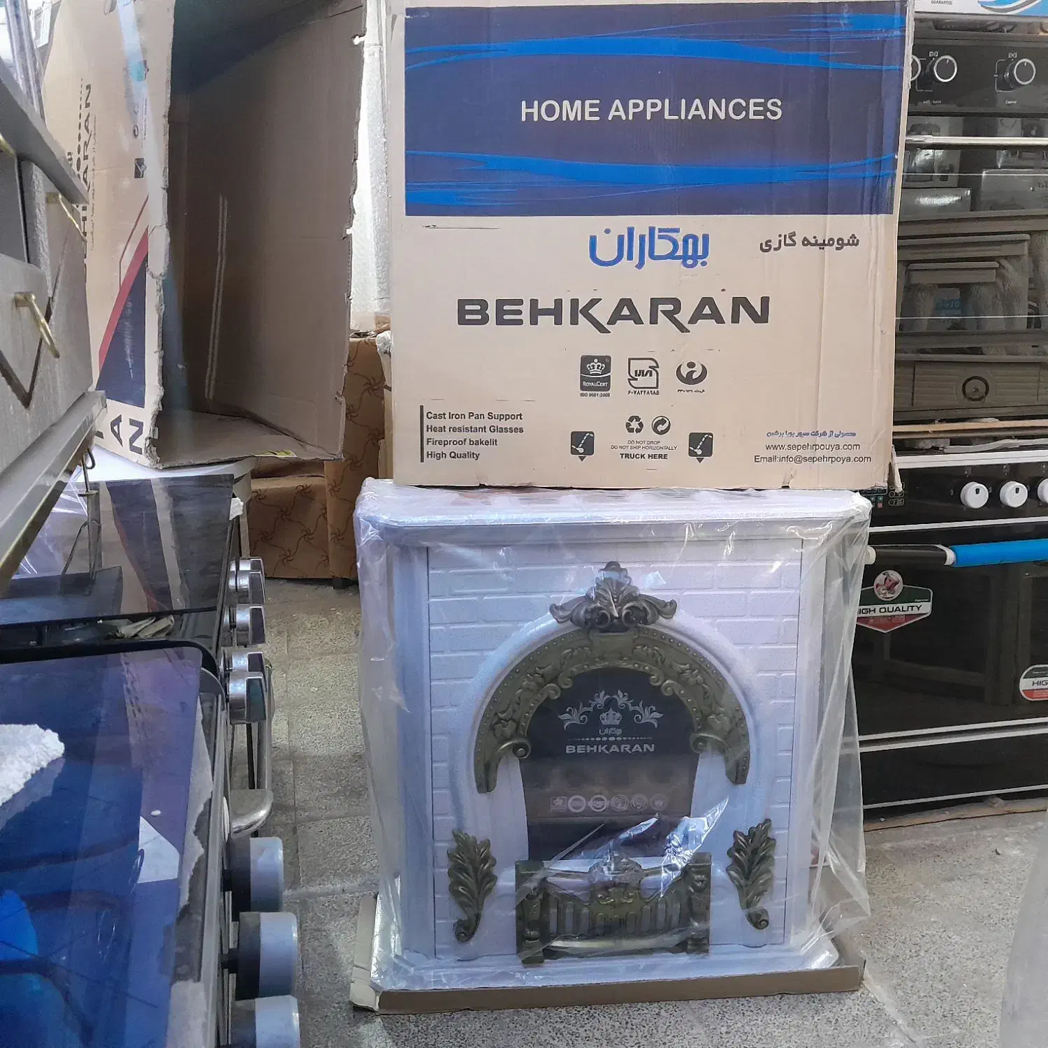 بخاری بهکاران|بخاری، هیتر، شومینه|شوشتر, |دیوار