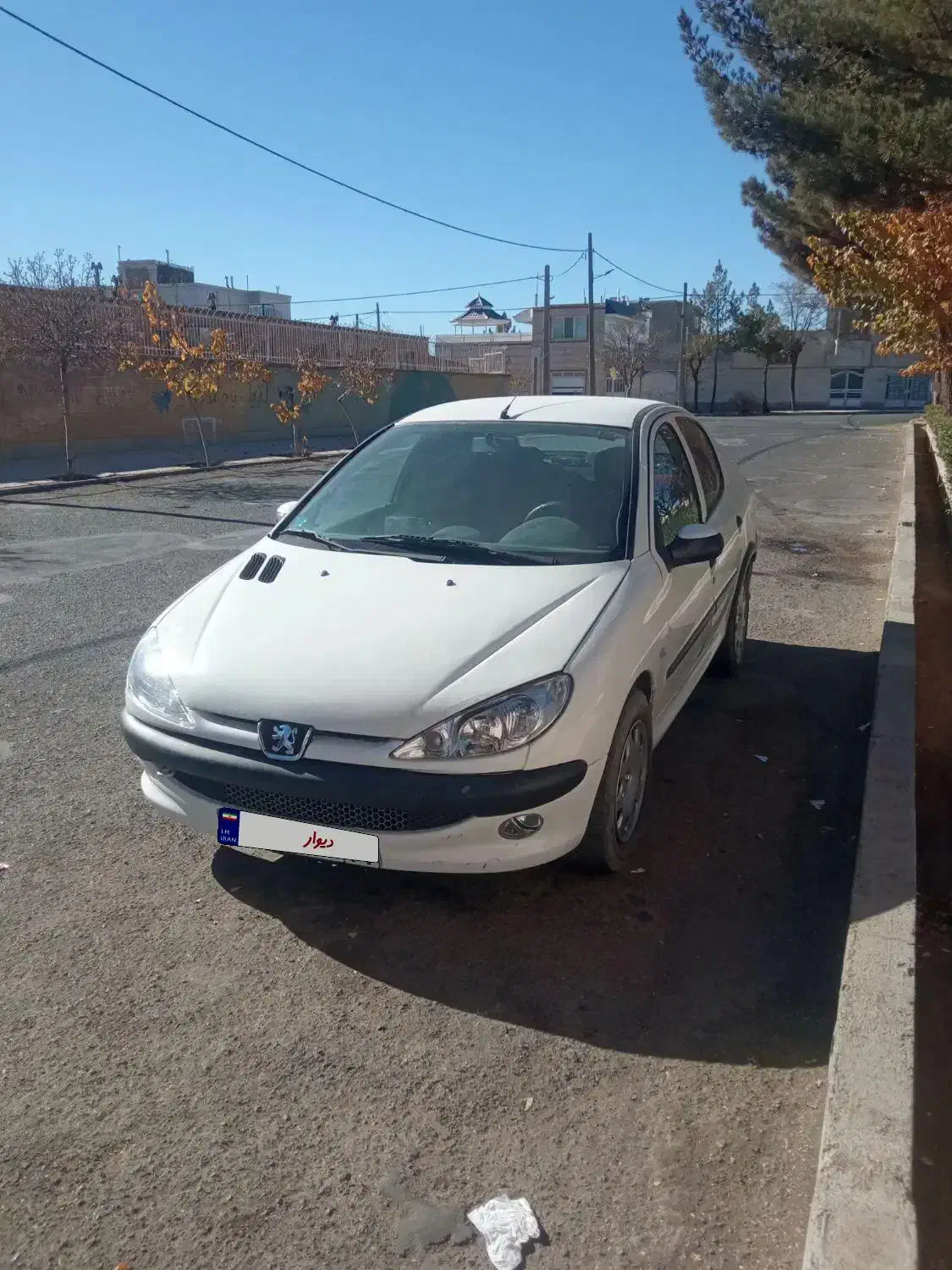 پژو 206 sd سفید ...|خودرو سواری و وانت|تربت‌حیدریه, قائم|دیوار