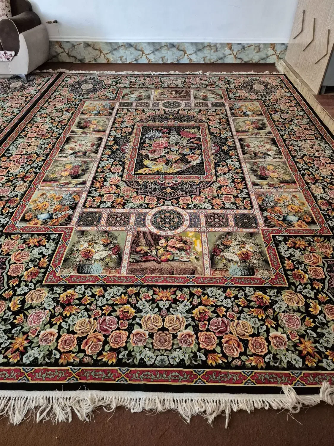 فرش و مبل|فرش|کوار, |دیوار