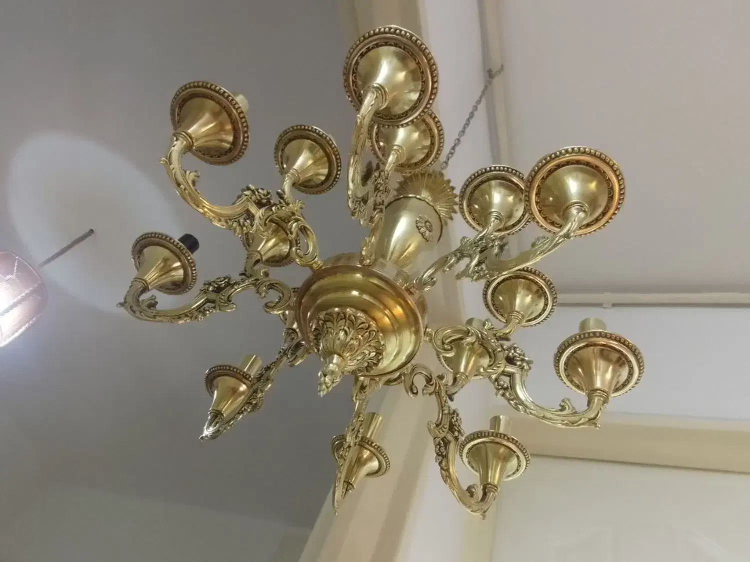 لوستر برنجی|لوستر و چراغ آویز|کرج, کرج نو|دیوار