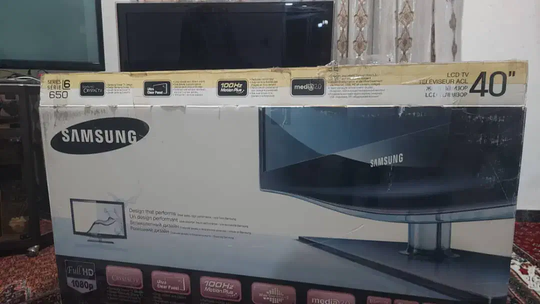 فروش یک دستگاه تلویزیون ال سی دی ۴۰ اینچ سامسونگ|تلویزیون و پروژکتور|مشگین شهر, |دیوار