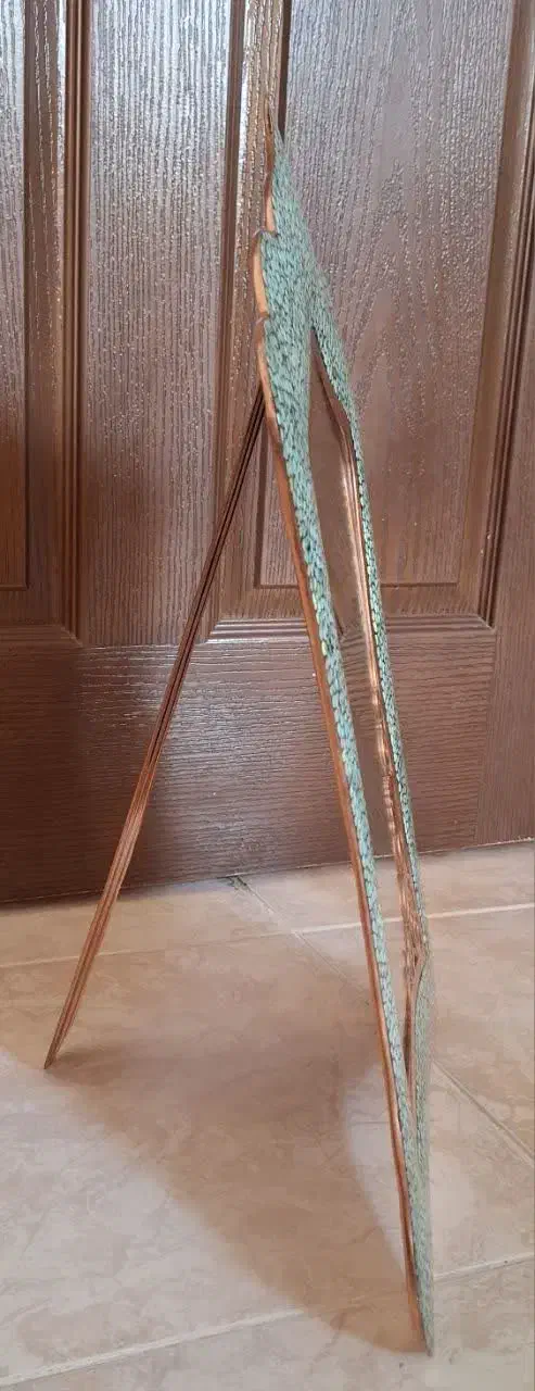 آینه و یک جفت لاله فیروزه کوبی|صنایع دستی و سایر لوازم تزئینی|تهران, ترمینال غرب|دیوار