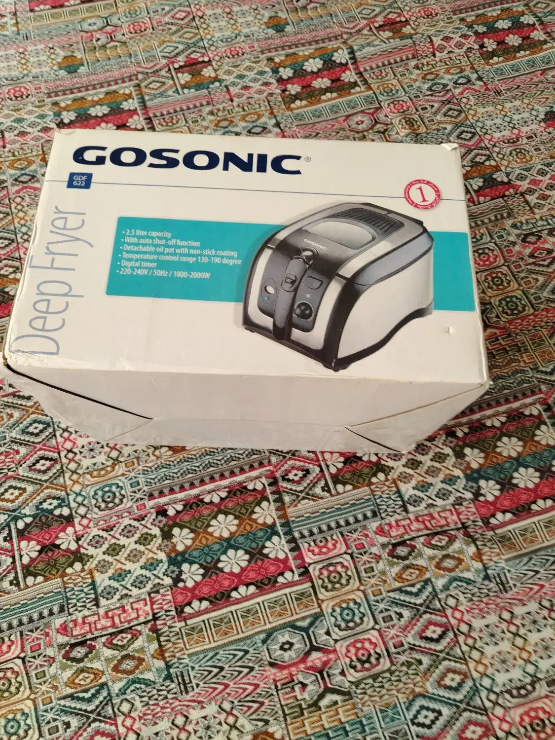 سرخ کن گوسونیک مدل gdf622|اجاق گاز و لوازم برقی پختوپز|نجفآباد, امیرآباد|دیوار