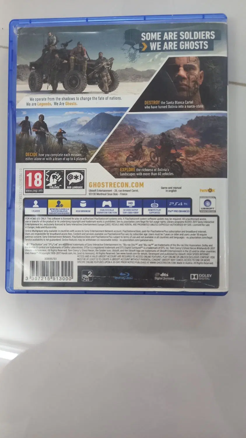 بازی ghost recon wildlands|کنسول، بازی ویدئویی و آنلاین|ساوه, |دیوار