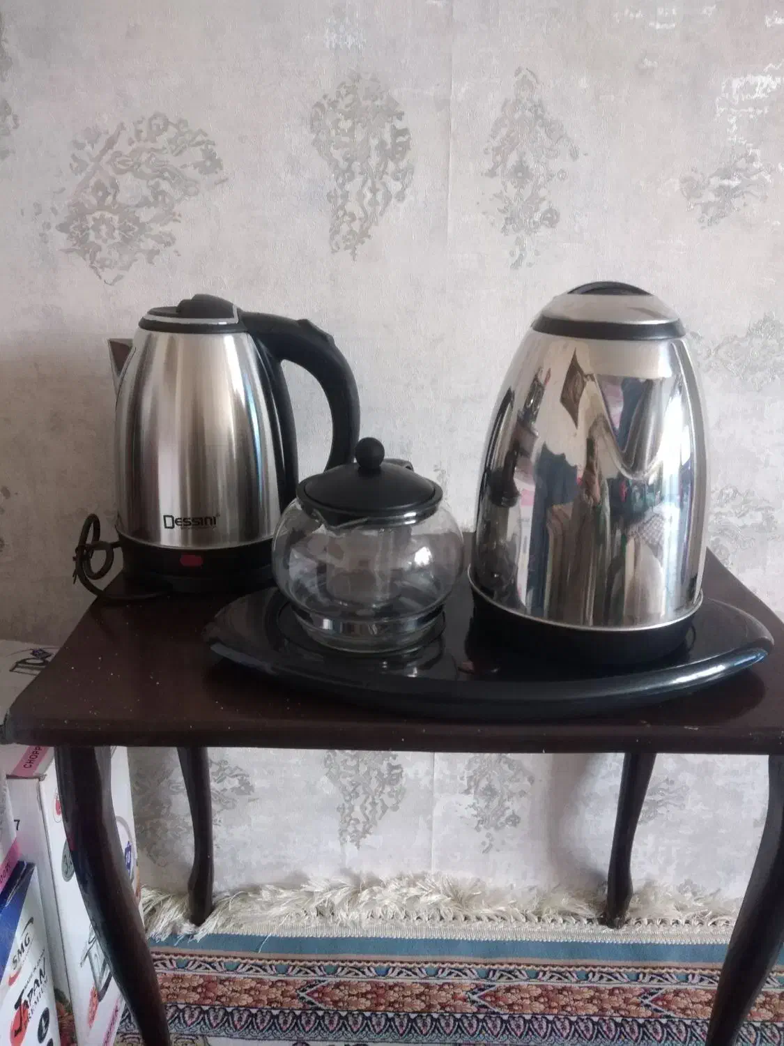 چایی ساز صفحه ایی کنوود و کتری برقی دسینی|سماور، چای‌ساز، قهوه‌ساز|رباط‌کریم, رباط‌کریم|دیوار