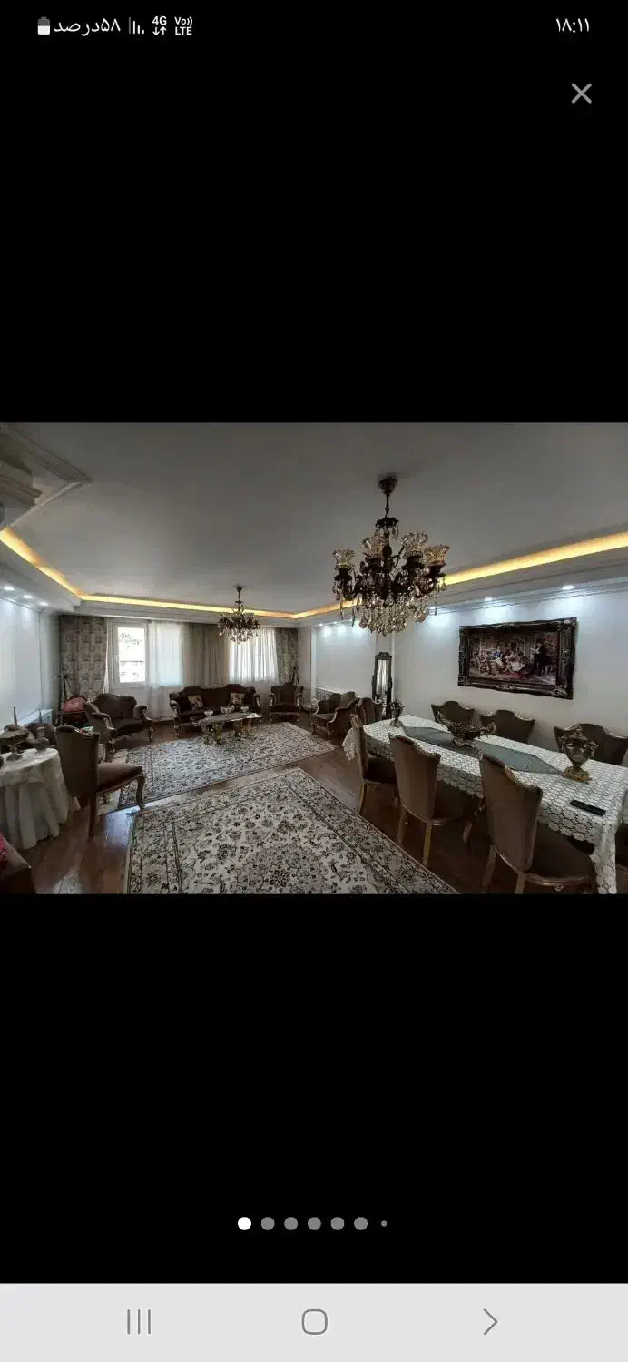 مبلمان استیل ورق طلا همراه میز غذا خوری ۸ نفره|مبلمان خانگی و میز عسلی|تهران, نیلوفر|دیوار