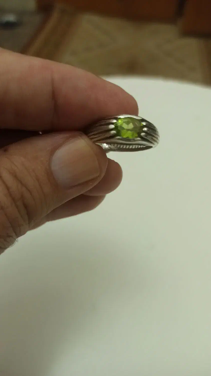 انگشتر زبرجد قدیمی و پاگ|جواهرات|بندرعباس, |دیوار