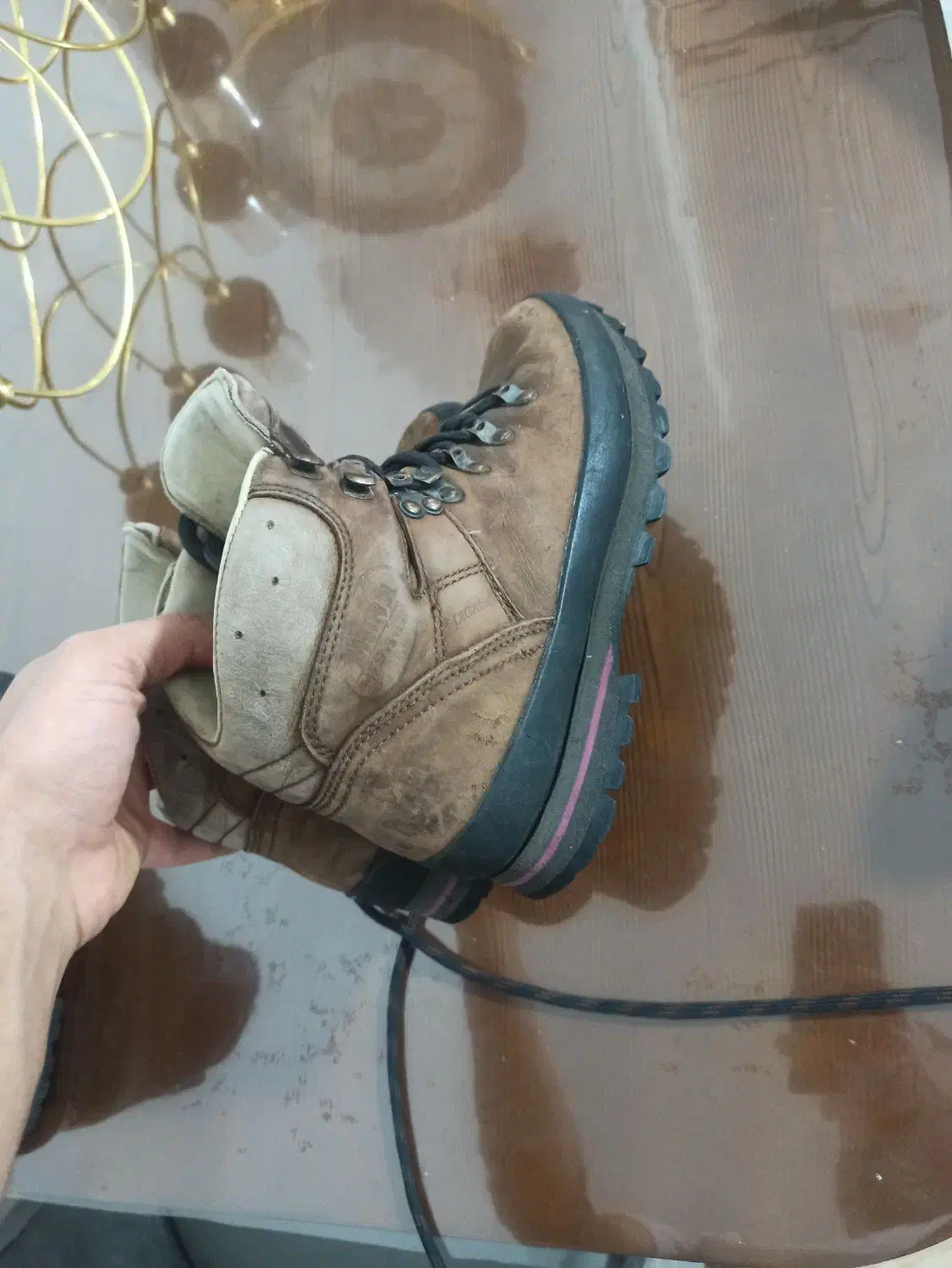 پوتین چرم آلمانی مناسب شهر و کوه|کیف، کفش، کمربند|محمدیه-قزوین, |دیوار