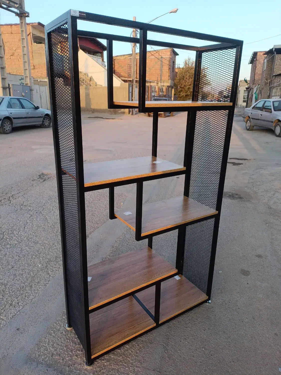 رگال و استند ایستاده مدرن|کتابخانه، شلف، قفسه‌های دیواری|کرمان, |دیوار