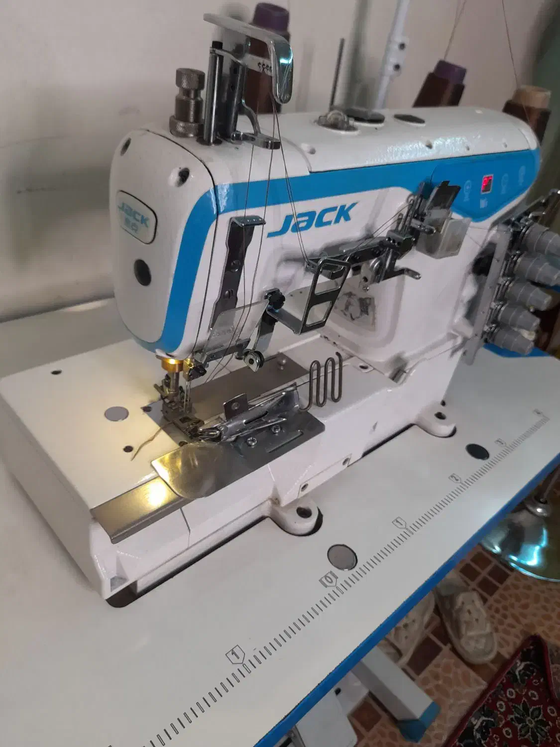 چرخ میاندوز صنعتی جکw4|چرخ خیاطی و ریسندگی|ساری, |دیوار