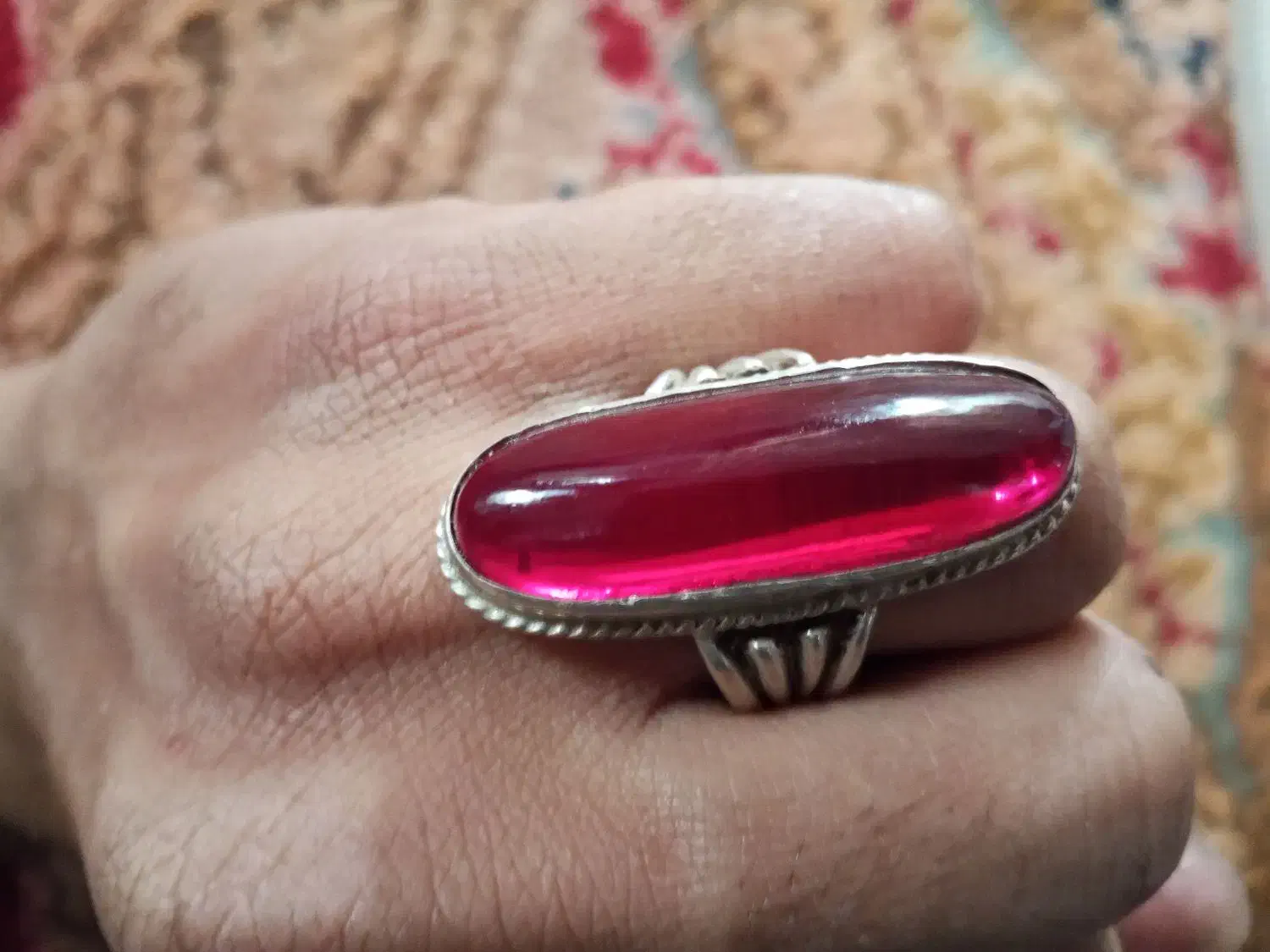 انگشتر فقط معامله با زنجیر گردن بند|بدلیجات|کرمان, |دیوار