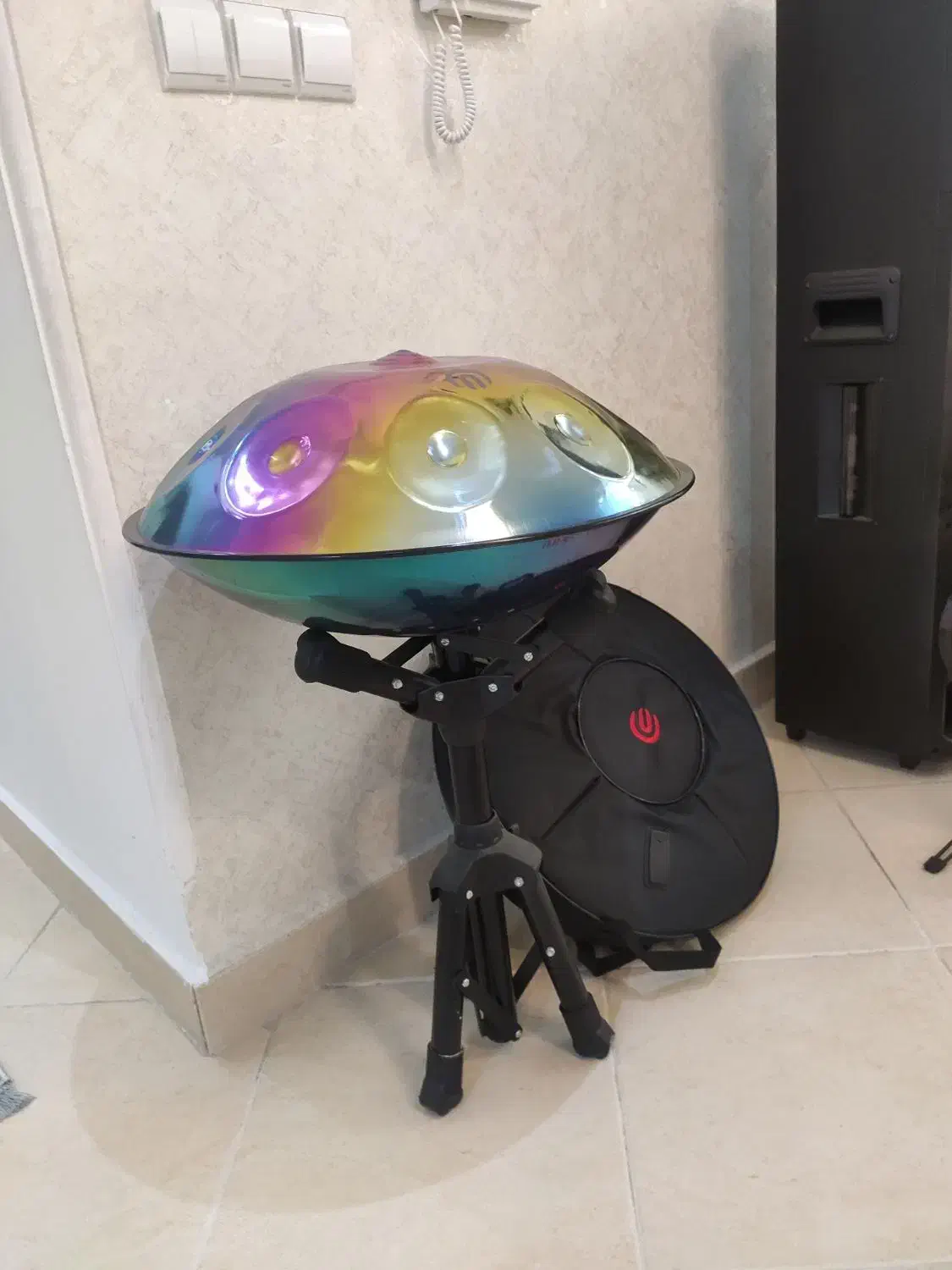 هنگ درام مدل هفت رنگ آرشا همراه با کاور و پایه|درام و پرکاشن|رشت, علی آباد|دیوار