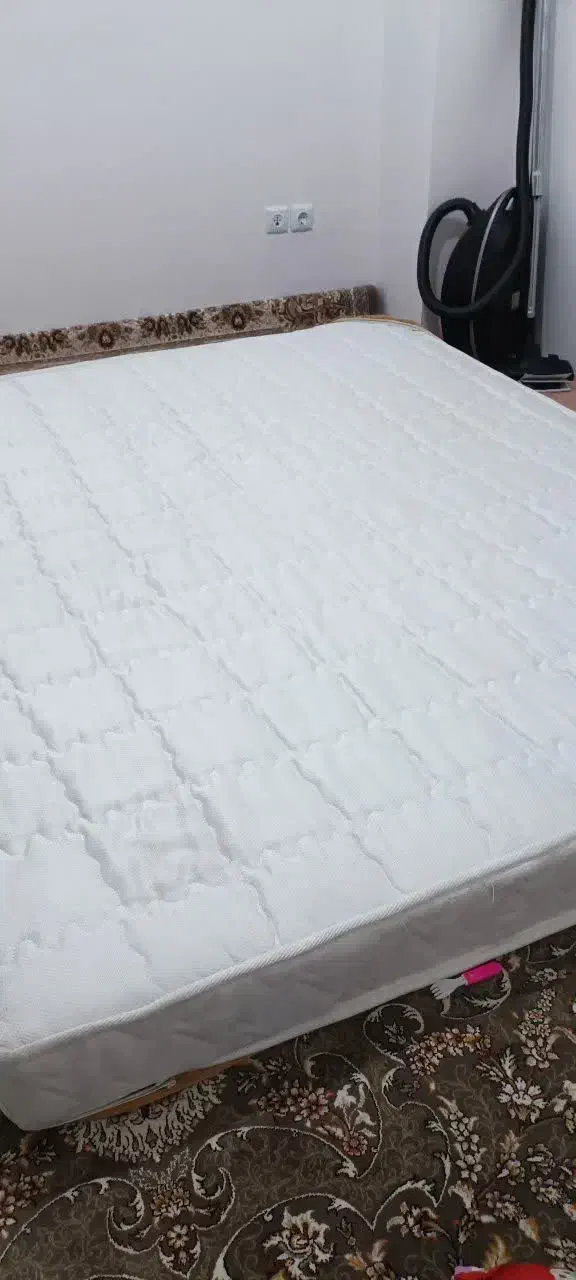 تشک تخت دو نفره در حد نو|تخت و سرویس خواب|اقبالیه, |دیوار