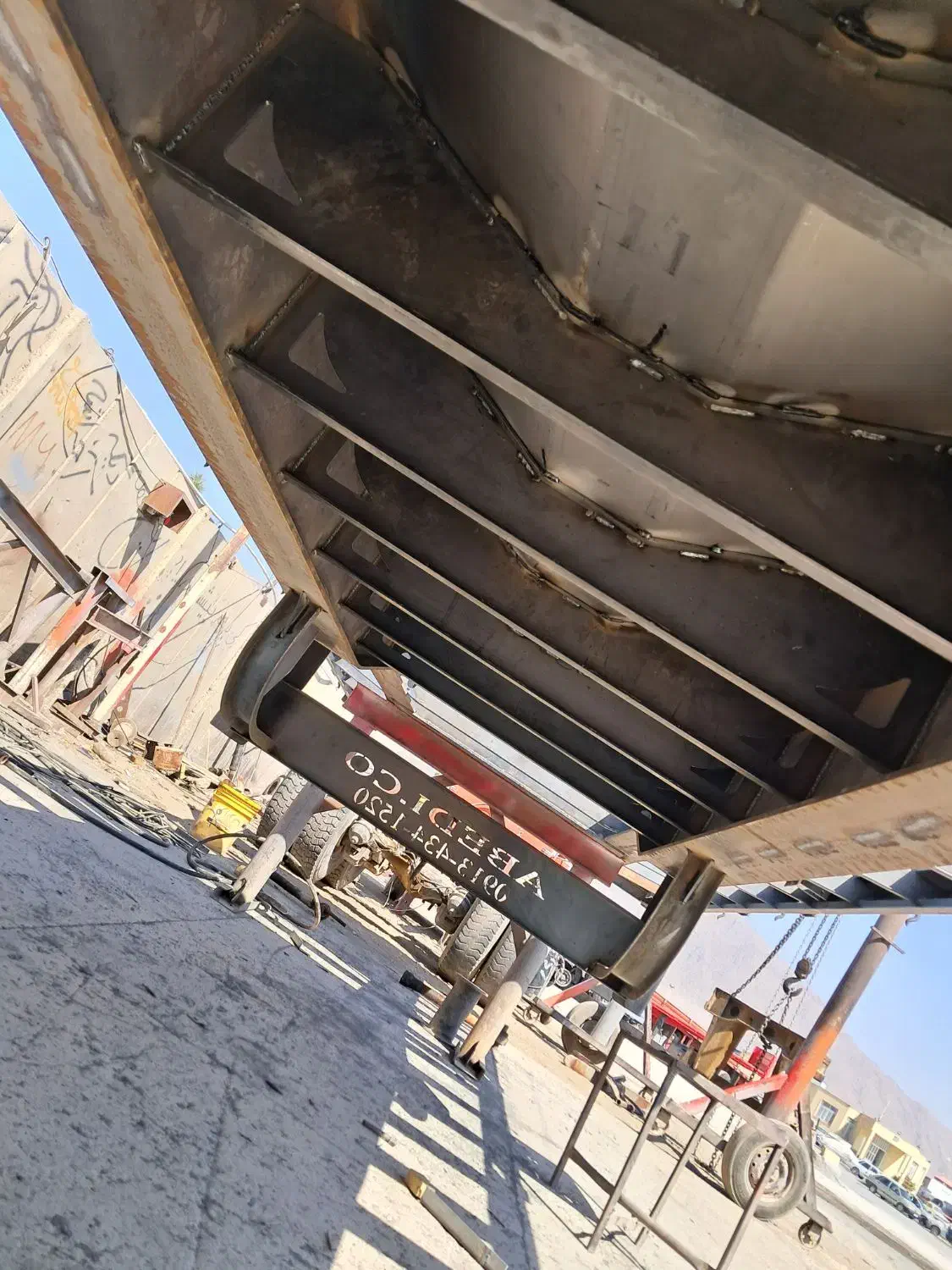 کفی تریلی سه محور و دومحور رولکش مبارکه ساز|قطعات یدکی و لوازم جانبی|مبارکه, |دیوار