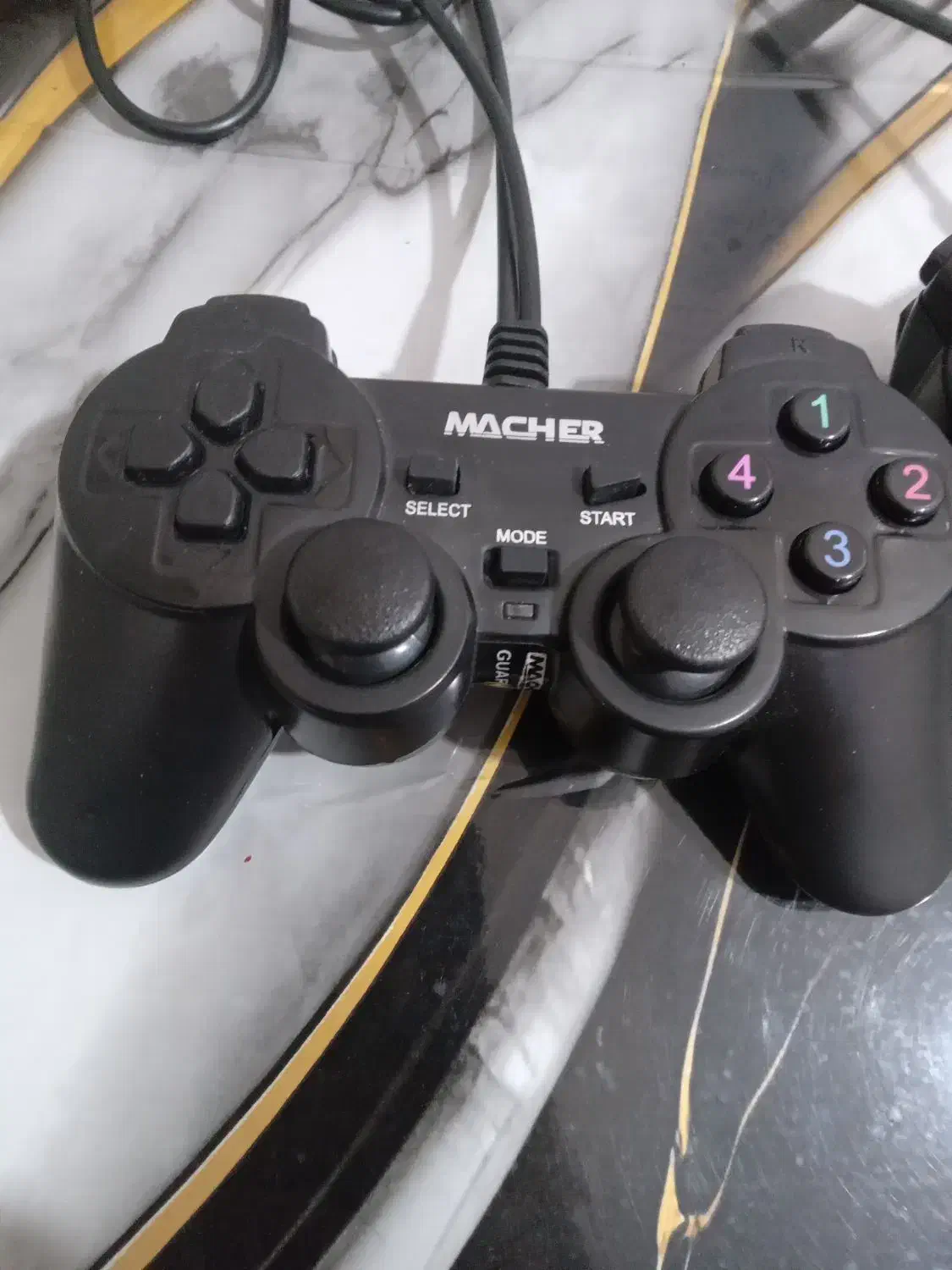 دسته بازی شوک دارمدلmacherبرای کامپیوتر(pc)و لپتاپ|کنسول، بازی ویدئویی و آنلاین|اهواز, رسالت|دیوار