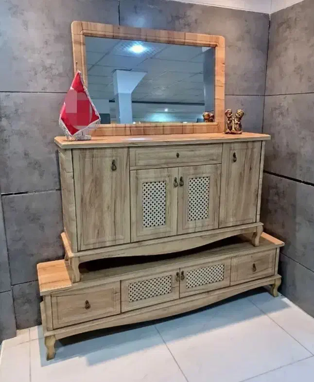 اینه کنسول پایه چوب|بوفه، ویترین، کنسول|تهران, شهرک ولیعصر شمالی|دیوار