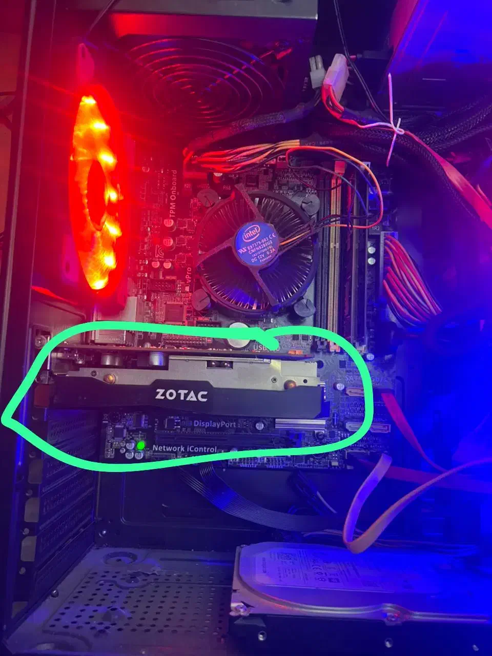 کارت گرافیک  Zotac 1050 Ti 4G|قطعات و لوازم جانبی رایانه|میانه, |دیوار